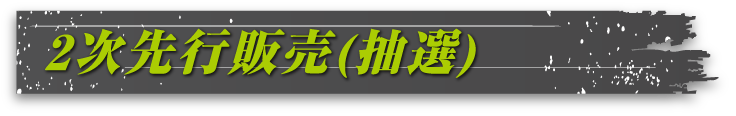 2次先行販売(抽選)